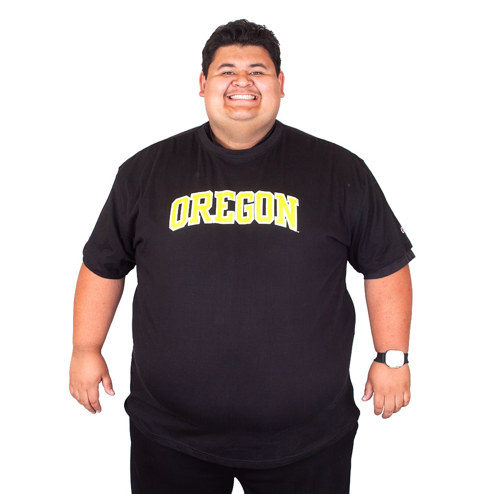 Arched Oregon, Black, Crew Neck, Cotton, Men, Unisex, Eternal Fortune Fashion, T-Shirt, 964998